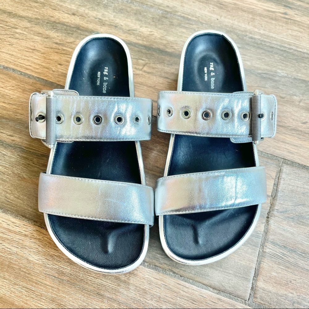 rag & bone Silver Sandals